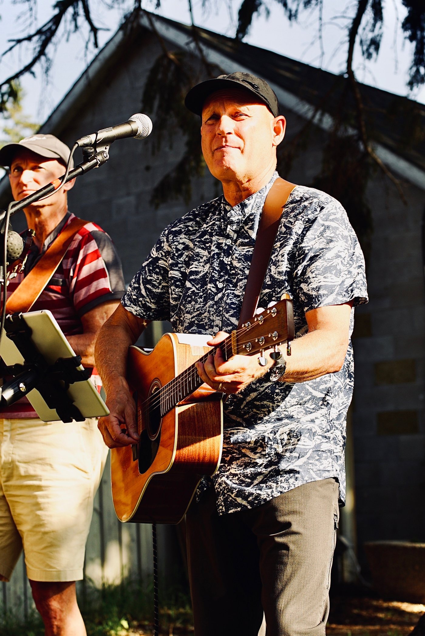 The MacDonald Brothers performing live