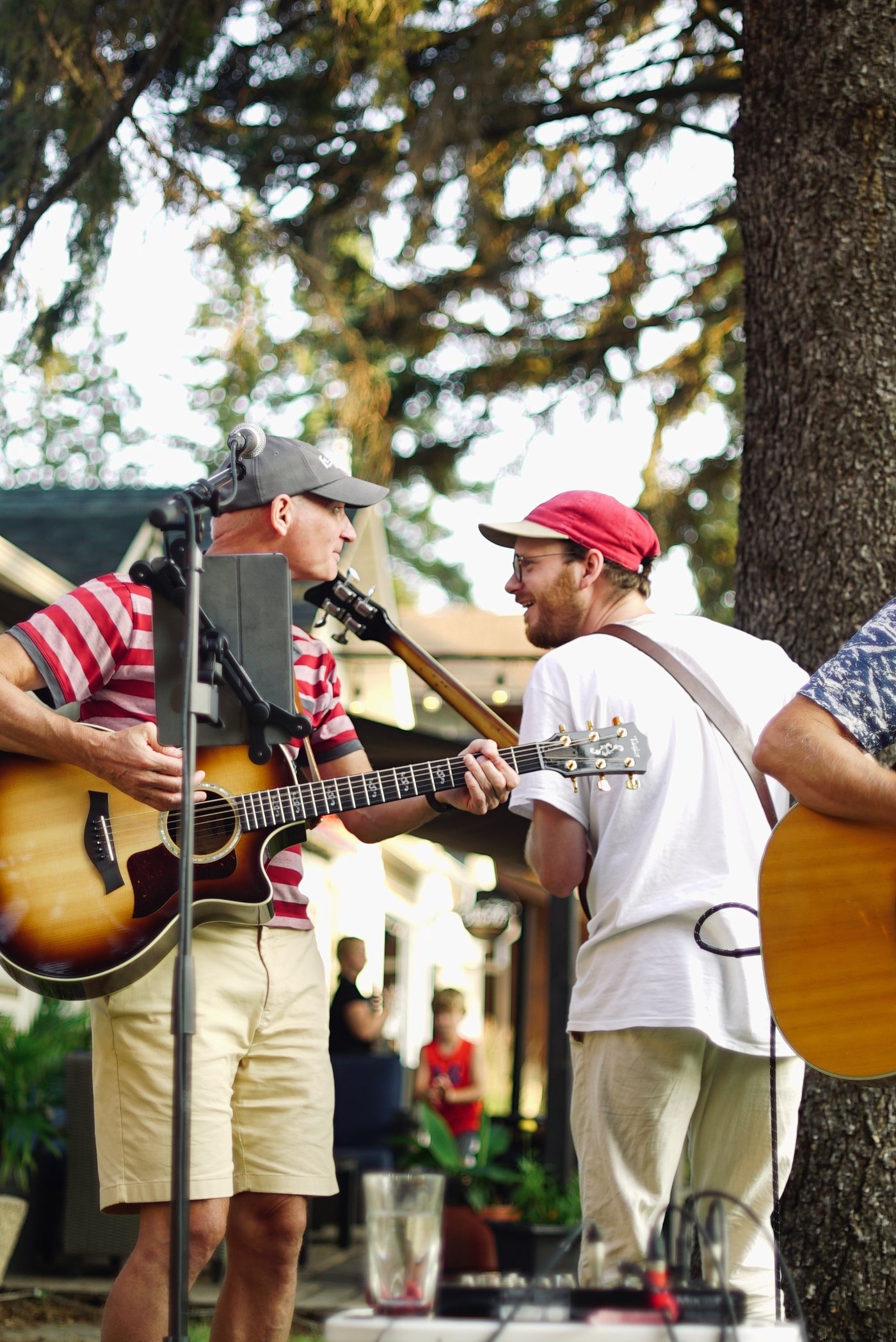 The MacDonald Brothers performing live